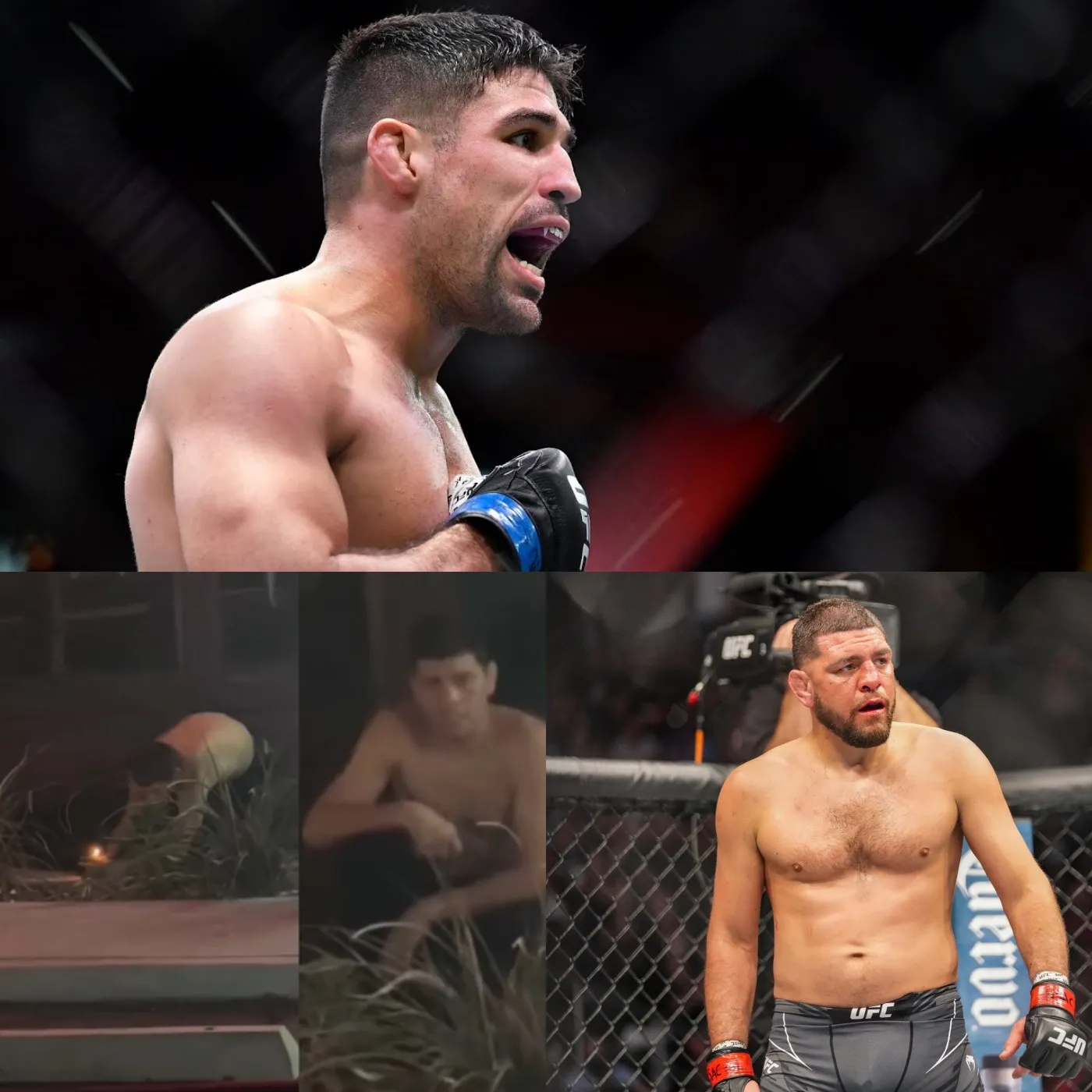 Vicente Luque expressed “deep sadness” after another fight with Nick Diaz was cancelled