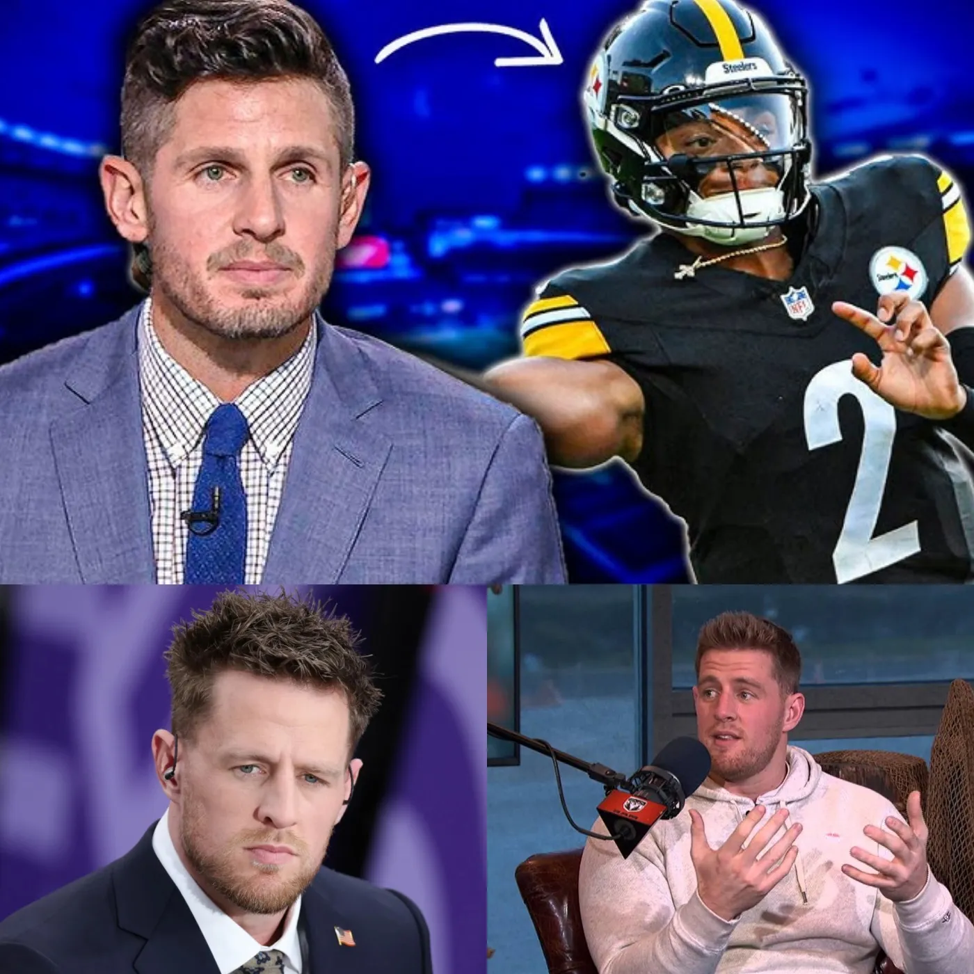 J.J. Watt roasts Dan Orlovsky for nonsensical Pittsburgh Steelers take