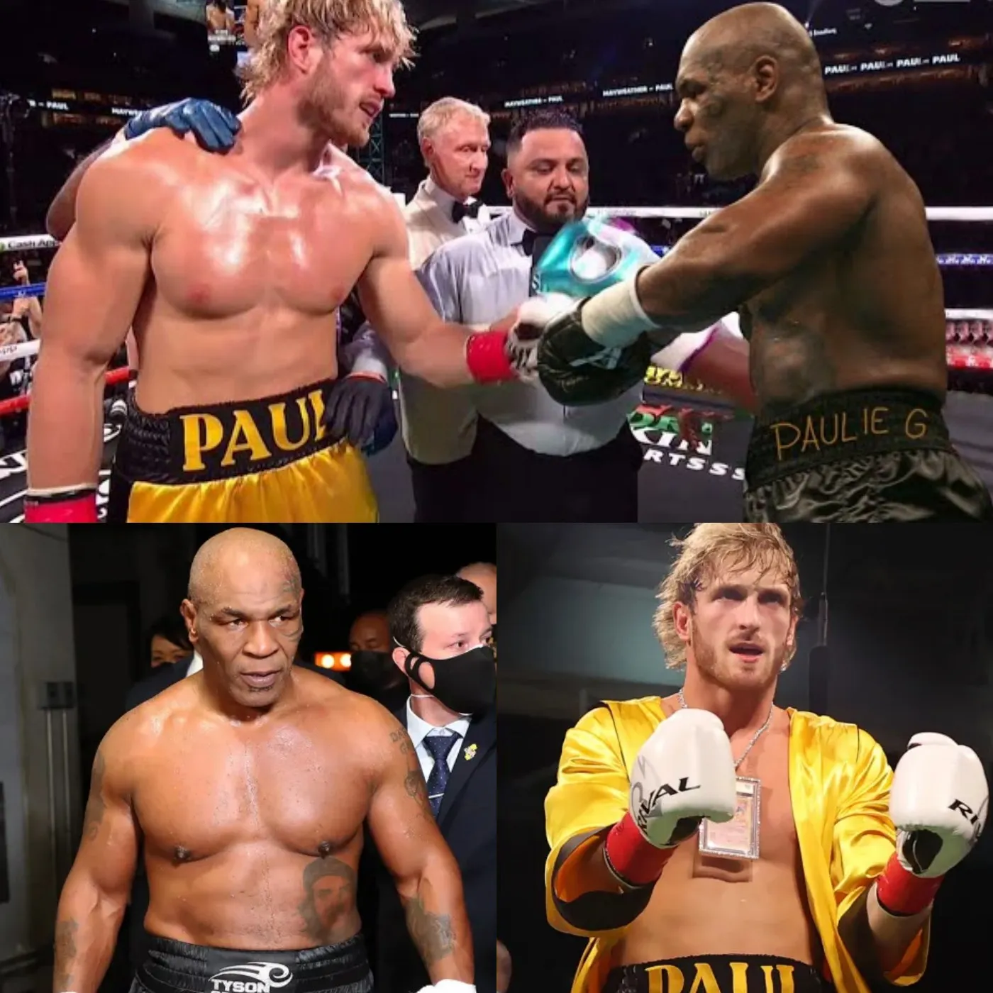 Mike Tyson lost but did not retire, scheduled a fight with Logan Paul