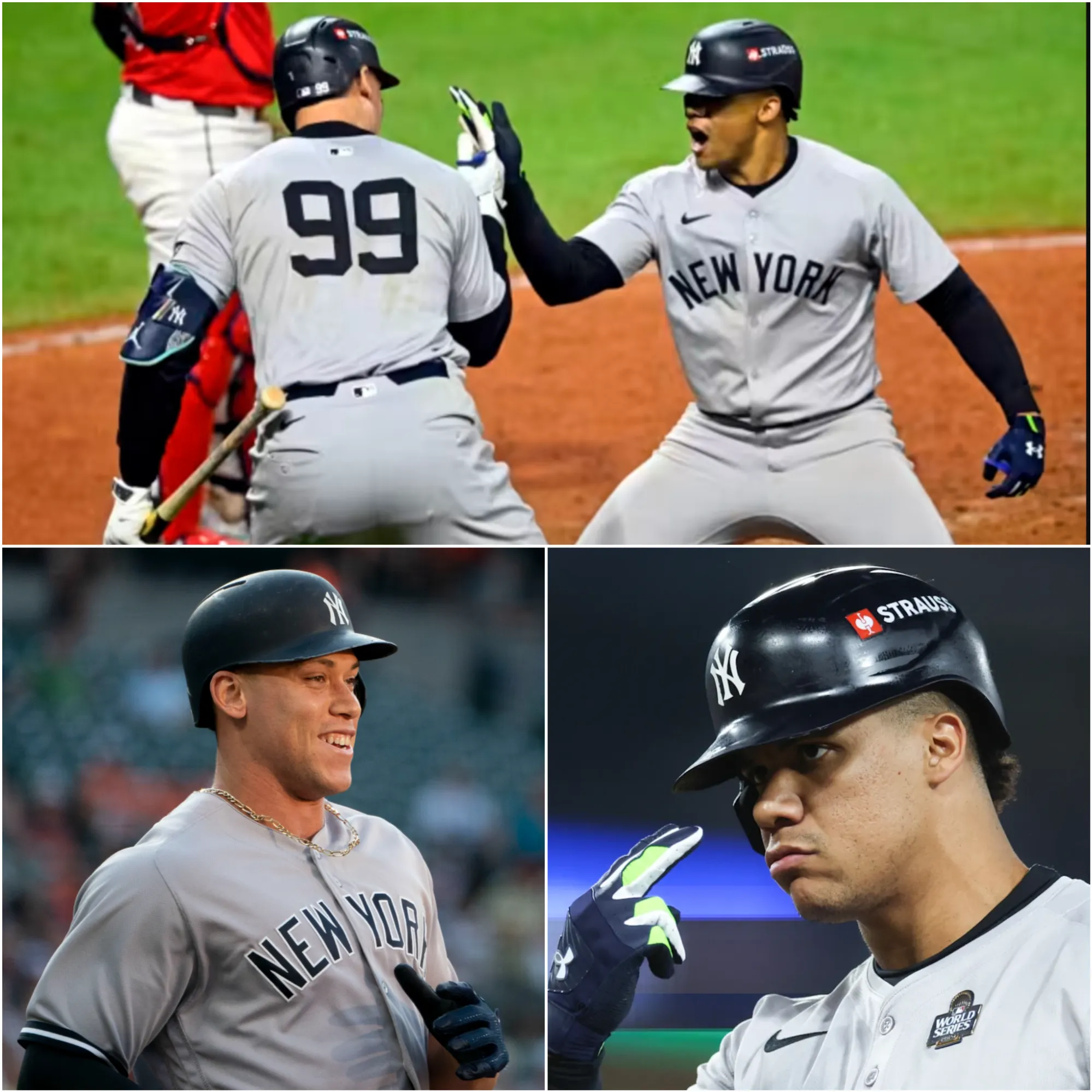 Aaron Judge Opens Up About His Relationship with Free Agent Juan Soto